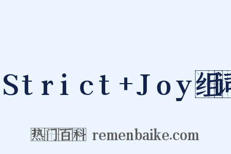 Strict+Joy组词是什么意思的图片